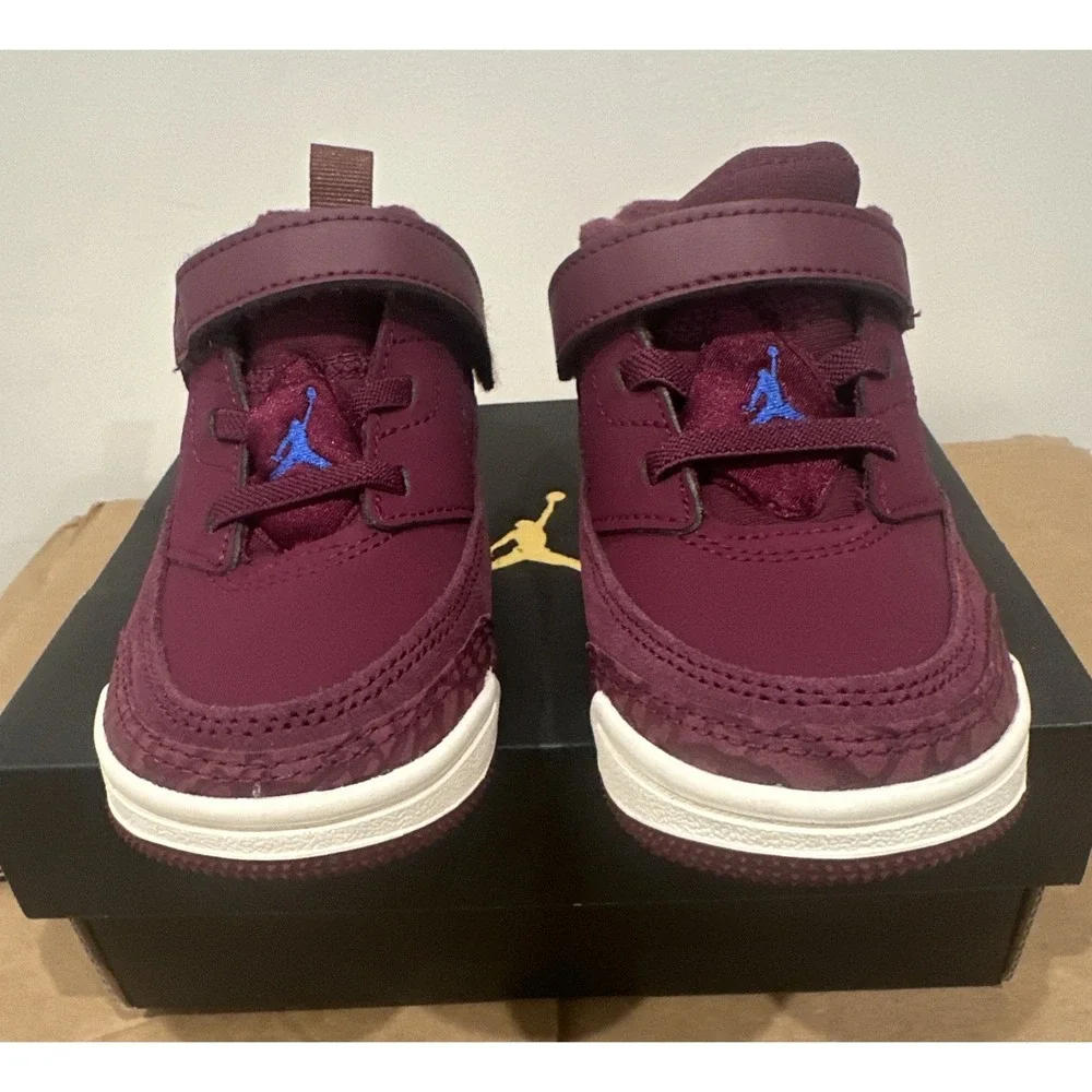 Jordan Toddler Size 7c Spizike Low‎ Sneaker Bordeaux/Hyper Royal/Sail